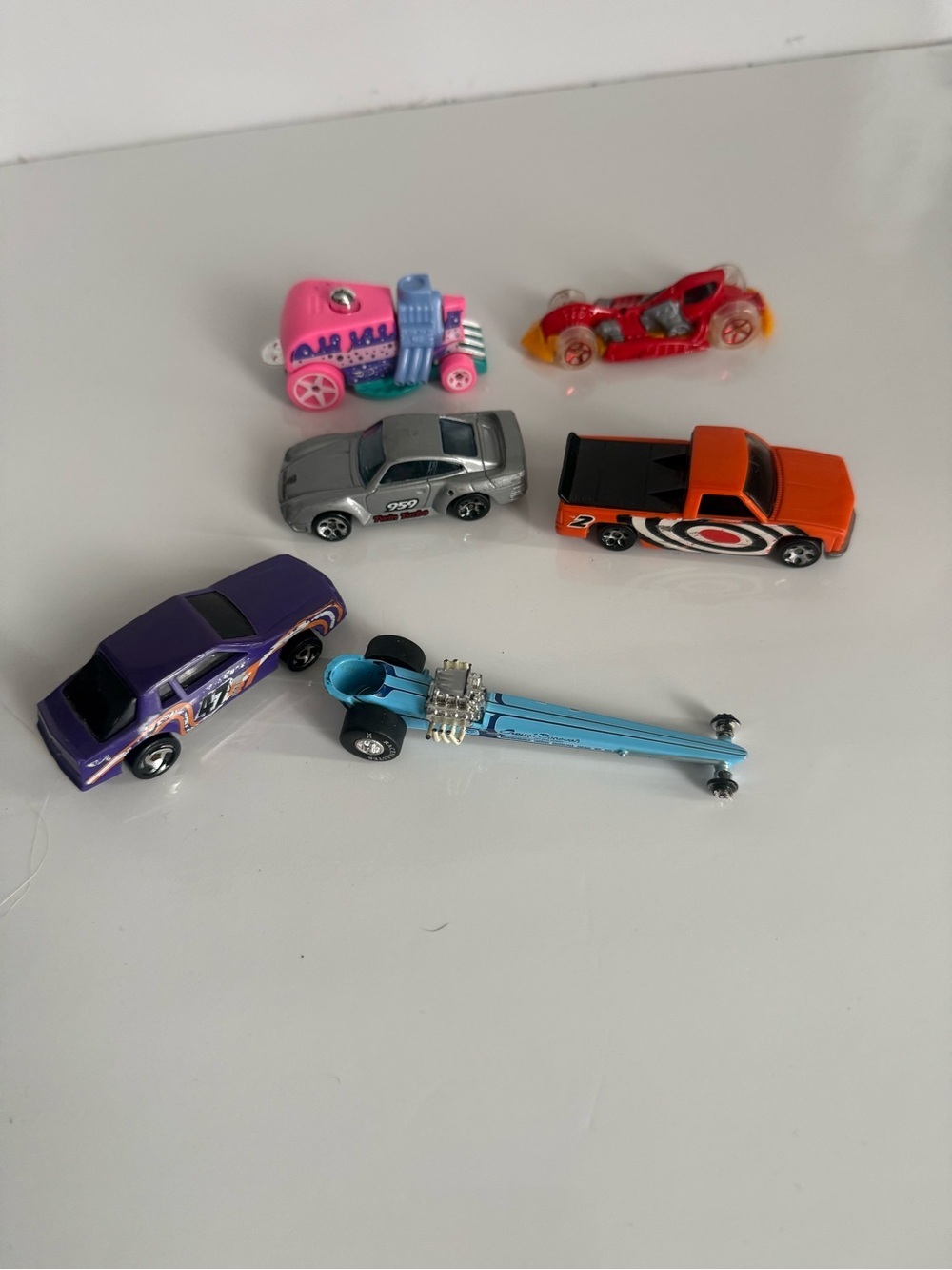 Hotwheels Lot Of 6, Chevy S10, Porsche 929 Bday Burner Etc